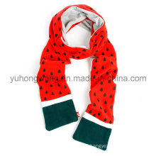 Fashion Warm Knitting Polar Fleece Scarf